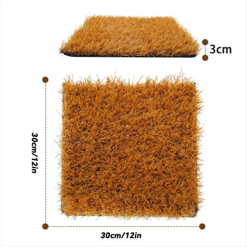 6Pcs Washable Chicken Nesting Pads,Chickens Nesting Pads Artificial Grass Rug Reusable Hens Nest Boxes Pad 1