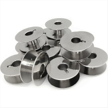 100 pezzi di rocchetti per cilindro di blocco elettrico in metallo "L" per macchina da cucire, accessori per macchine da cucire Singer