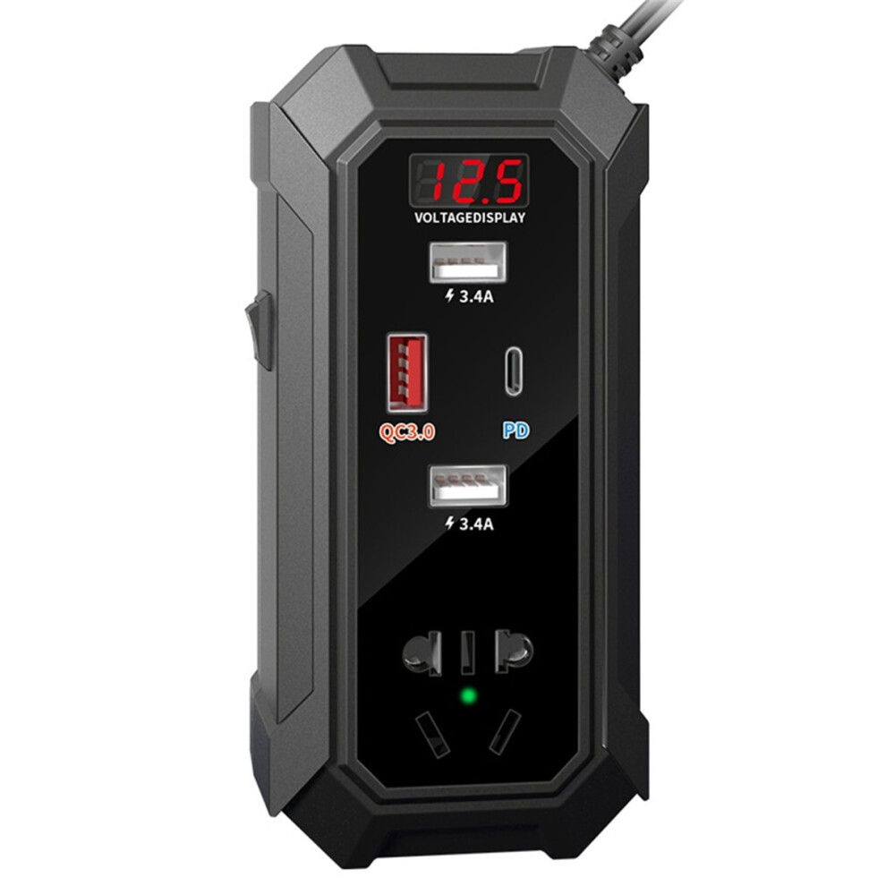Simplified Vehicle Power Supply Reliable Conversion Of Dc12/24 Volts Into Usable Alternating Current With Usb Outputs 4852957134668