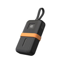 Silicone Protective Case for Power Bank (10,000mAh 30W) A1680/A1688 Drop-Proof Cover with Lanyard Slot