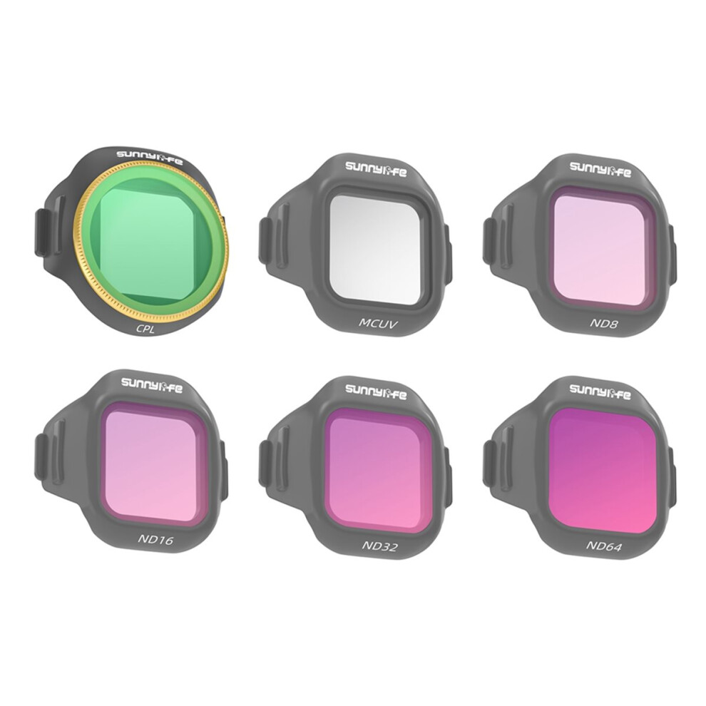 For Mini 5 Pro Filter Set-Mcuv+Cpl+Nd8/16/32/64 Filters Drone Camera Filters For Mini 5 Pro Drones Accessories 4852957125345