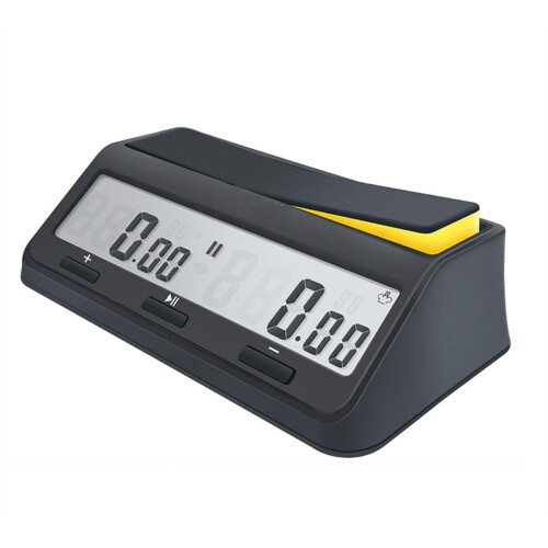 Chess Clock Digital Chess Timer for Board Game and Chess Timer with Bonus & Delay Count Down Up Alarm