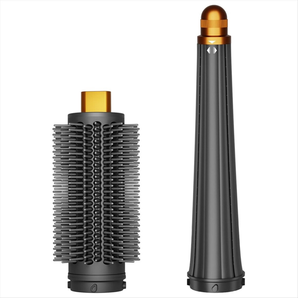 Round Volumizing Brush and 0.78in-1.4in Conical Long Barrels for HS01 HS05 HS08 Curling Iron Attachment A