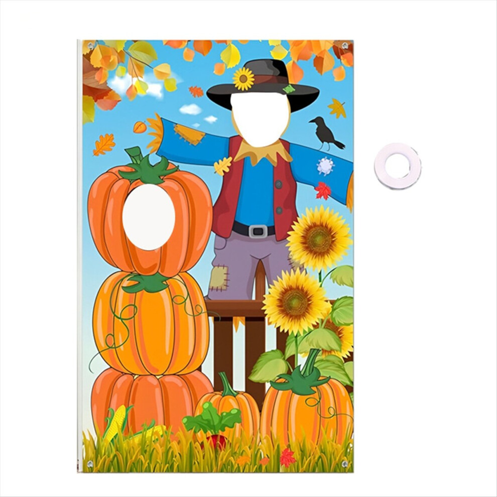 Thanksgiving Photography Backdrop Pumpkin Photo Background Fall Harvest Decoration Large Background 4852423528007