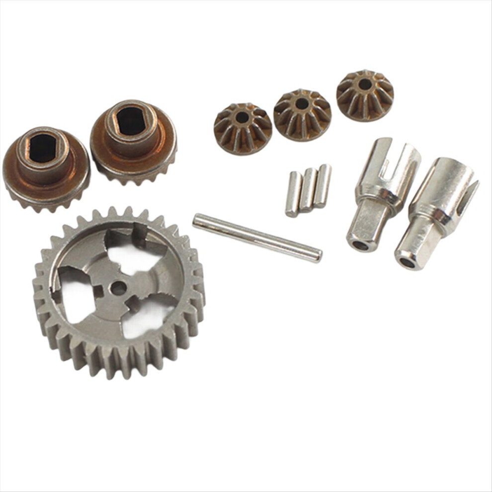 For 244016-3343 1/24 Rc Car Differential Gear Set Differential Gear Upgrade Rc Car Parts Model Bronze/Silver 4852957148078
