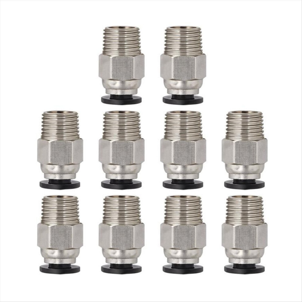 Pc4-M10 Male Straight Pneumatic Ptfe Tube Fitting Connector For 3D Printer For Bowden Tube Fitting Pneumatic Connector 4852957144414