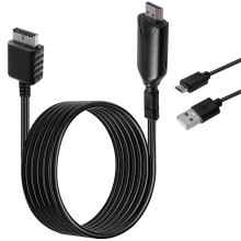 Cavo adattatore compatibile con PS1/PS2 per console di gioco, supporta uscita HD 720P/1080P, design compatto