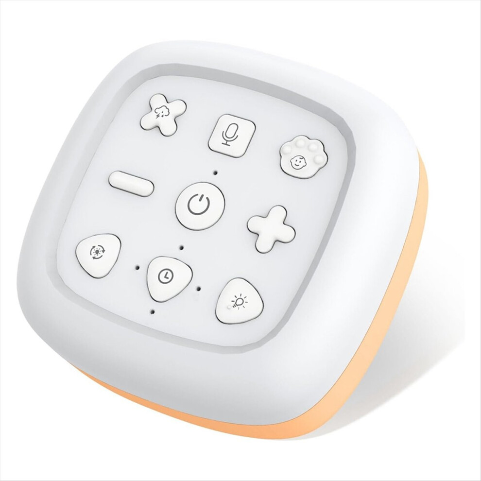 Wireless Noise Machine Sound Machine 30 Sounds Sleeping Aid ,7 Colour Baby Night With 3Min Recording White/Light 4852423520032