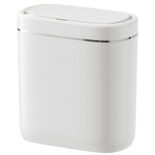 9-Liter-Schmaler Abfalleimer, automatischer Abfalleimer mit Deckel, wasserdichter Tischabfalleimer, Toiletten-Abfalleimer B