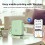 Wireless MiniPortable Printer Smart Label Printer Mobile Thermal Adhesive Label Machine Suitablefor Storehouse Express,B 6