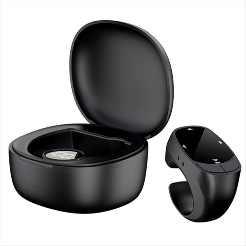 -12Pro E-Book Page Turner Bluetooth Wireless Ring Remote Control Touch Screen Page Clicker Video Photo Taking Black 2