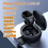 -12Pro E-Book Page Turner Bluetooth Wireless Ring Remote Control Touch Screen Page Clicker Video Photo Taking Black 4