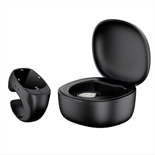 -12Pro E-Book Page Turner Bluetooth Wireless Ring Remote Control Touch Screen Page Clicker Video Photo Taking Black 1
