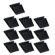 10 Pcs Pet Gate Support Feet Freestanding Dog Gates Stabilizer Feet Plastic Triangle Reinforcement Fitting Dog Panel