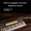-37 Pro 37-Key MIDI Controller with 16 RGB Pads 8 Knobs Built-in Synthesizer Portable Keyboard Instruments Digital 6