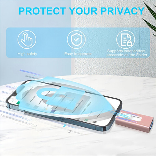 3-in-1-USB-Stick (USB 3.0, Highspeed-Übertragung, 512 GB) für Android-Geräte (Type-C, USB-C, Micro-USB-Speicherstick) 2