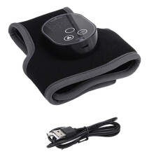Kabelloses Knöchelmassagegerät mit Wärmefunktion, Knöchelheizkissen, USB-wiederaufladbare beheizbare Bandagenwärmer