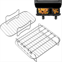 Baketron Airfryer Accessories for Tefal EY9018 5.2/3.1 L,Air Fryer Rack, Cooking Grate Tower T17099 Salter EK5729 9L