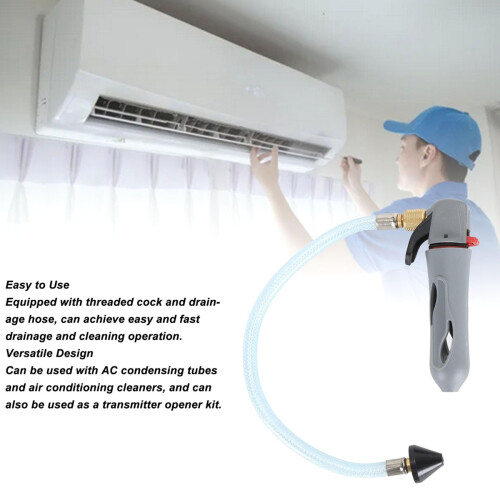 Air Cleaner Kit Threaded Drain Efficient Bar Tools and Accessories Versatile Cleaner with Flexible for AC Condensate 2