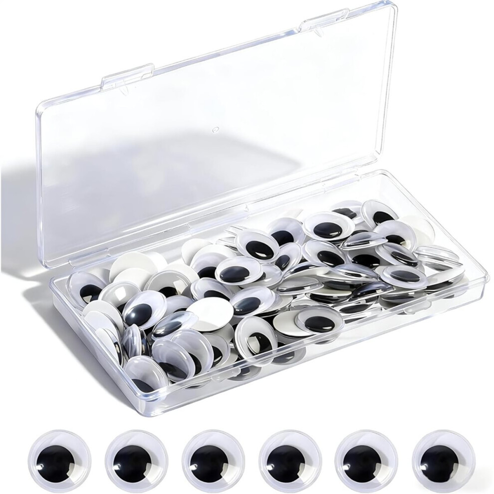 100Pcs 20Mm Large Googly Eyes Self Adhesive, Googly Eyes For Crafts 4852957173292