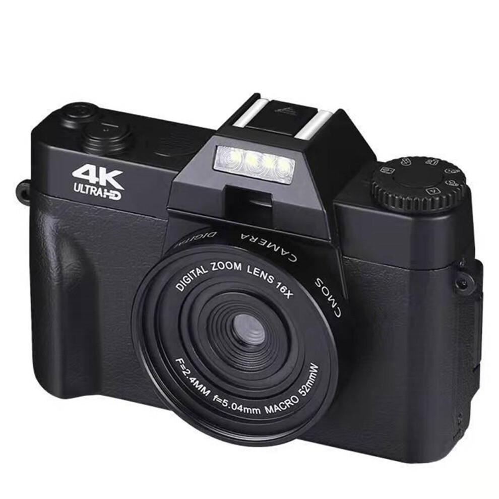 4K Hd Professional Digital Camera With Wifi, 48Mp, 16X Zoom, 3-Inch Flip Screen, Camcorder & Webcam Features 4852957176972