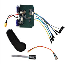 Placa base con controlador dual, 12S, 48 V, Longboard, 2 unidades, ESC, velocidad, control remoto y pantalla de potencia, accesorios para bricolaje.