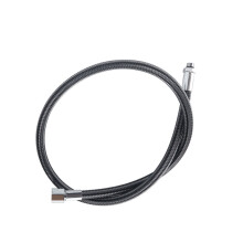Tubo flessibile per regolatore di alta pressione per immersioni da 65 cm, flessibile, sicuro, in fibra di carbonio intrecciata professionale