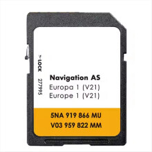 NEW for VW Discover Media Navigation Card AS V21 Map UK Europe 2025 Sat Nav SD 32GB