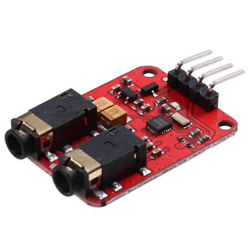 RDA5820N Module 23 Upgraded FM Broadcast Transmitter Receiver FM Radio Transceiver Module DC3.3-5V Small Size 2