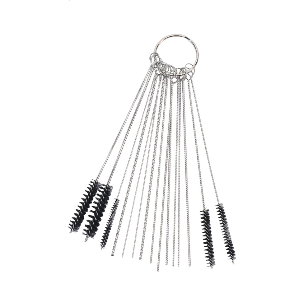 Carburetor Carbon Dirt Jet Cleaner Tool Kit 10X Cleaning Needles With 5X Brushes 4851586966152