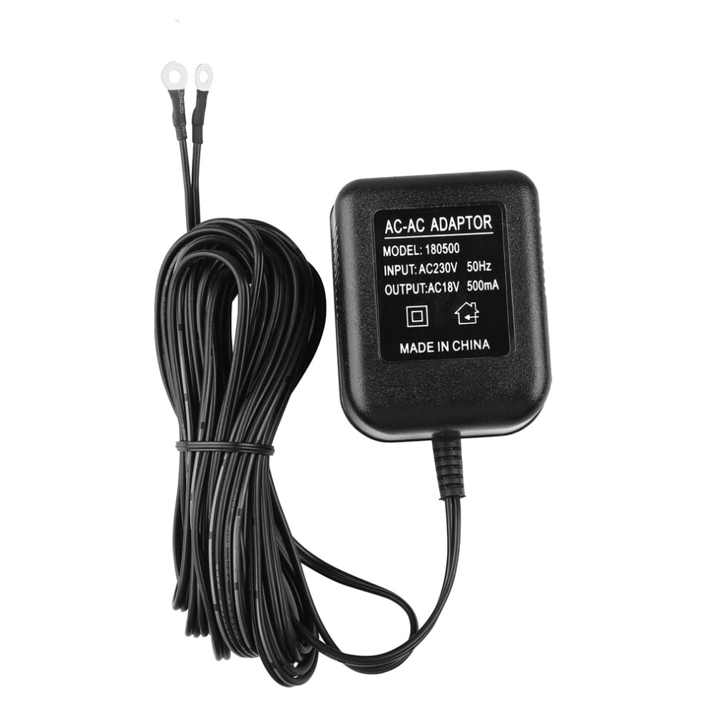 Ac Doorbell Power Adapter, 18V 500Ma Transformer, 10M Cable, Compatible Ring Doorbell, Video Eu Plug 4851586987195
