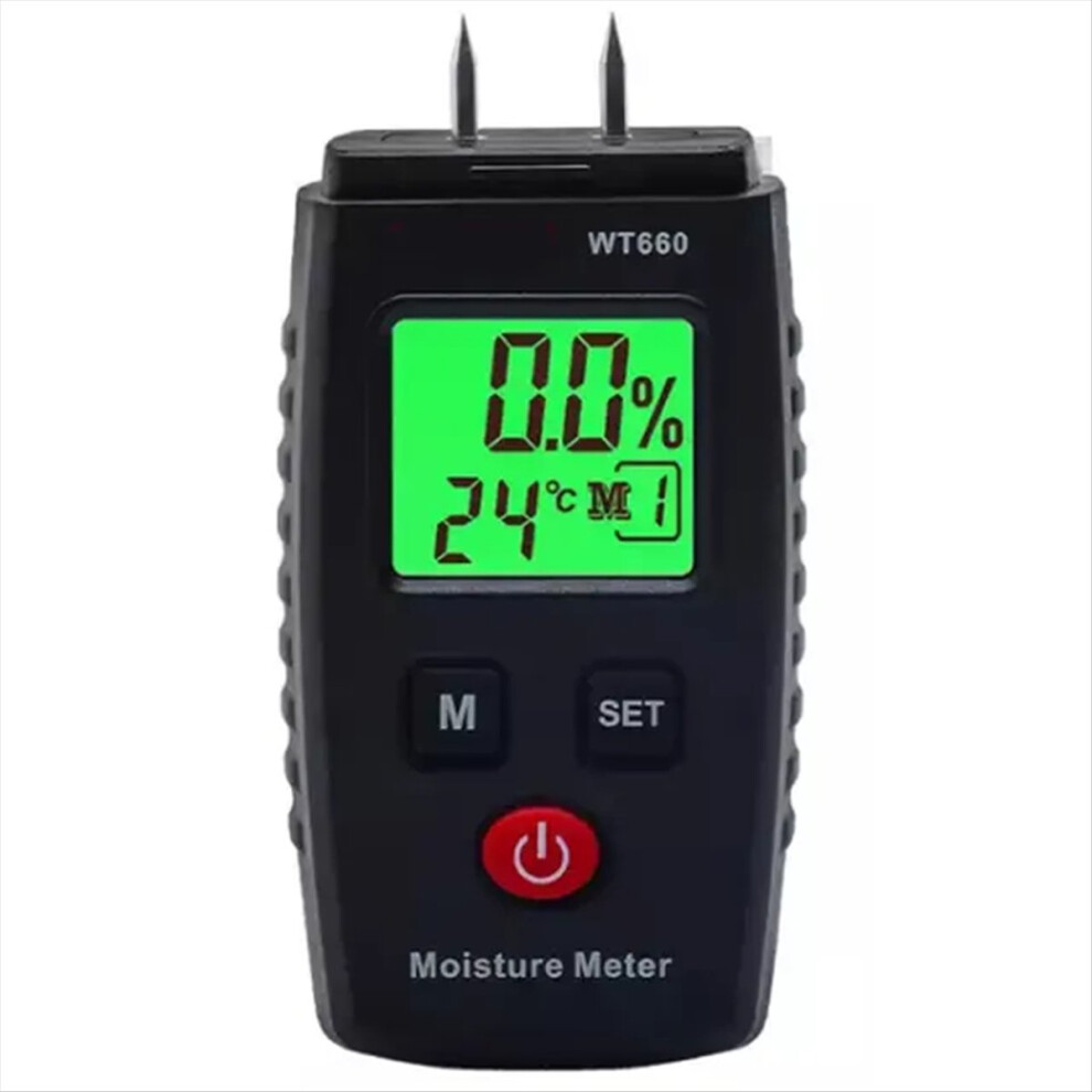Wood Moisture Meter, Pin-Type Digital Detector, Water Leak Handheld Meter For Lumber, Walls 4851586960716