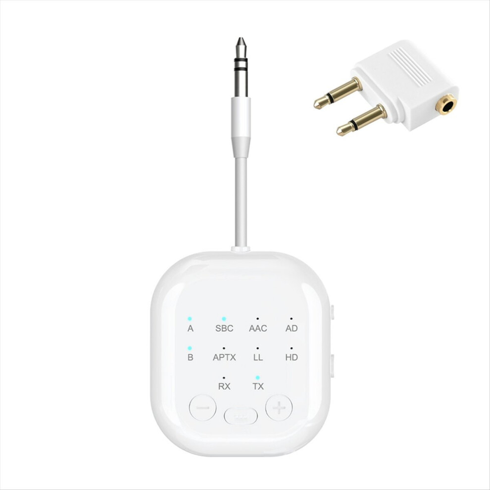 Aptx-Adaptive Bluetooth 5.3 Transceiver High-Definition Low Latency Wireless Audio Adapter For Airplanes/Tv/Car 4851586986259