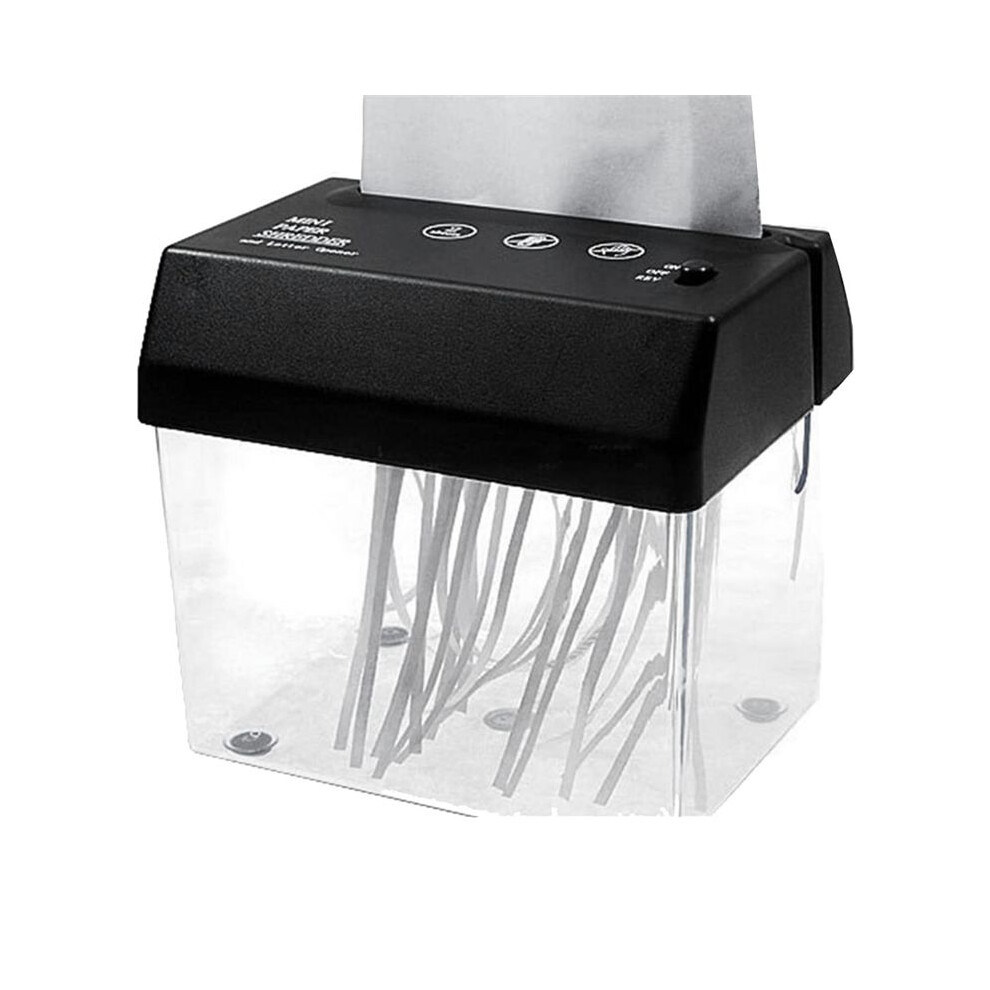 Portable Electric Paper Shredder USB Battery Operated Documents Cutting Tool for Home Office