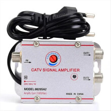 Ground Wave DTMB Cable TV Splitter Amplifier 20DB Digital TV Antenna Signal Booster Home TV Equipment EU Plug