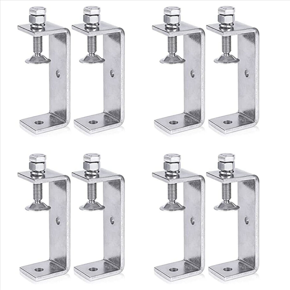 Metal Clamp Heavy Duty C Woodworking With Wide Jaw Openings (120Mm), 8Pcs 4851586917185