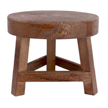 Wood Low Stools Small Bench Plant Stand Indoor Outdoor Pot Holder Shelf Modern for Entryway Garden Decoration