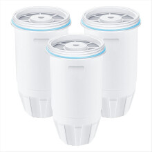 3er-Set Wasserfilter als Ersatz für Zero ZR-001, ZR-003, ZR-004 und ZR-006 Kannen und Spender, Mehrschichtfiltration