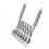 7 Wheel Pastry Cutter Tool Pasta with Handle, Stainless Steel Multiple Roller Tools 1