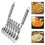 7 Wheel Pastry Cutter Tool Pasta with Handle, Stainless Steel Multiple Roller Tools 3