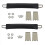 2X Suitcase Handle, Luggage Case Handle Flexible 25cm Spare Strap Grip Replacement 1