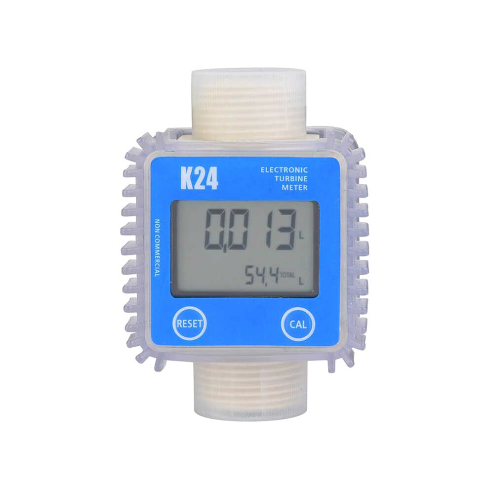 Digital K24 Turbine Oil Fuel Flow Meter Gauge Lcd Chemicals Water Sea Liquid Meters Measuring Tools 4851586961430