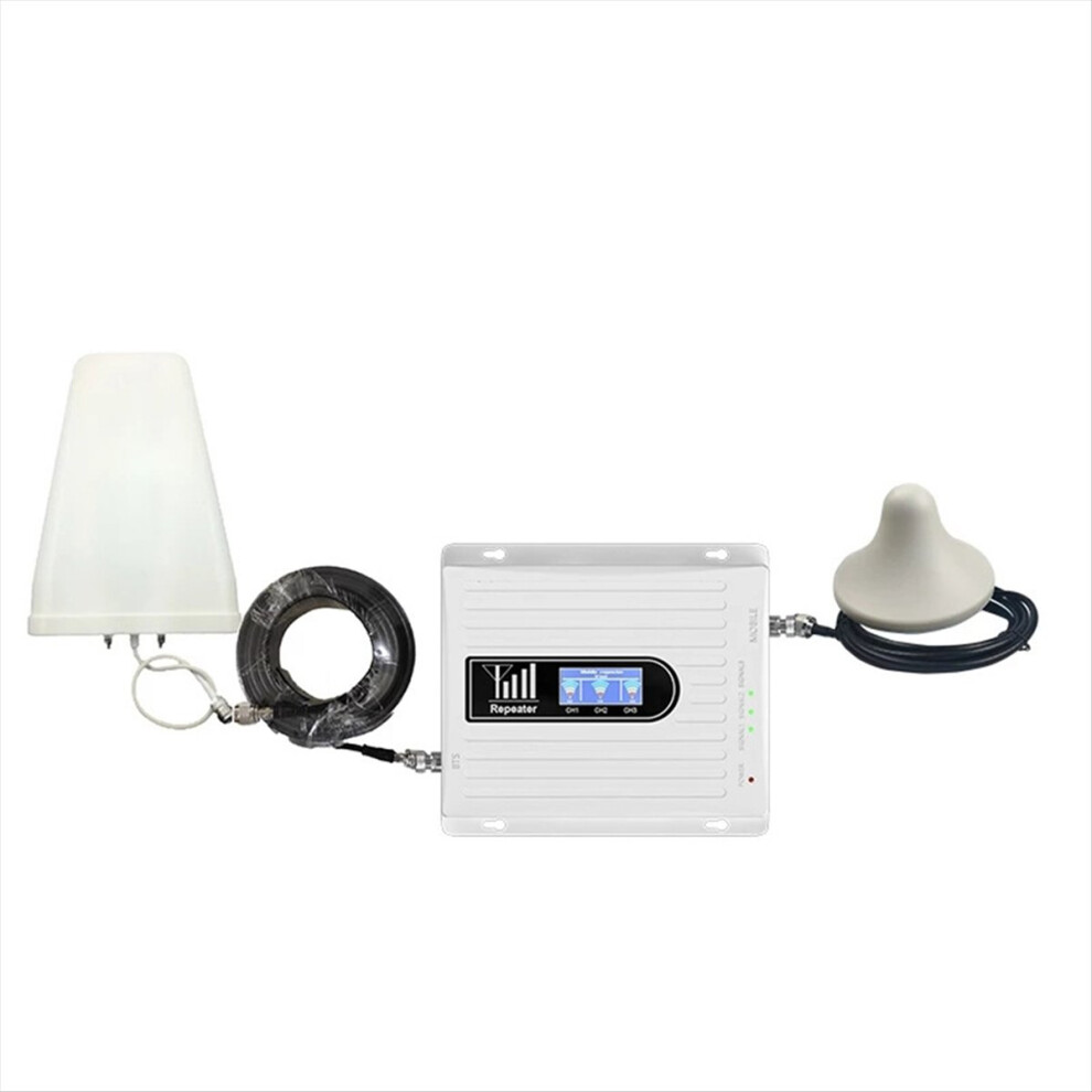 B1 B3 B8 Signal Booster Tri Band Amplifier 900 1800 2100Mhz Gsm Wcdma Lte Universal Repeater Kit Eu Plug 4851586918595