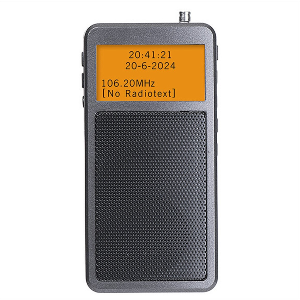 Portable Bluetooth Radio Pocket Mini Fm Stereo Radios Wireless Speaker With Alarm Clock For Elder Outdoor 4851586922042