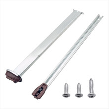 Reemplazo de corredera de cajón de metal para diversas cómodas y mesitas de noche, kit de riel con placa de soporte