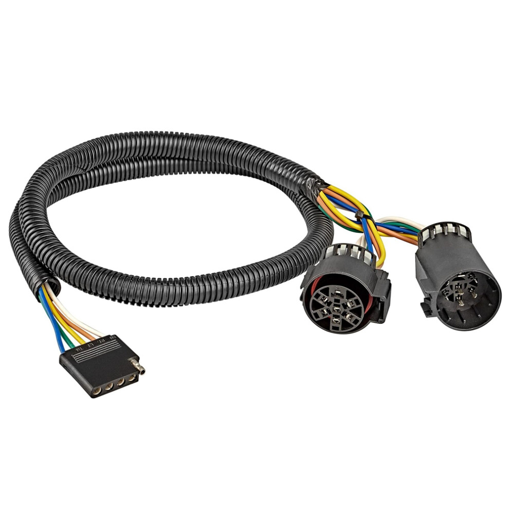 56584 5-Pin Trailer Connector To 7-Pin Connector Trailer Wiring Harness (Long 41 Inches) For Uscar Vehicle-Side Custom 4853965585213