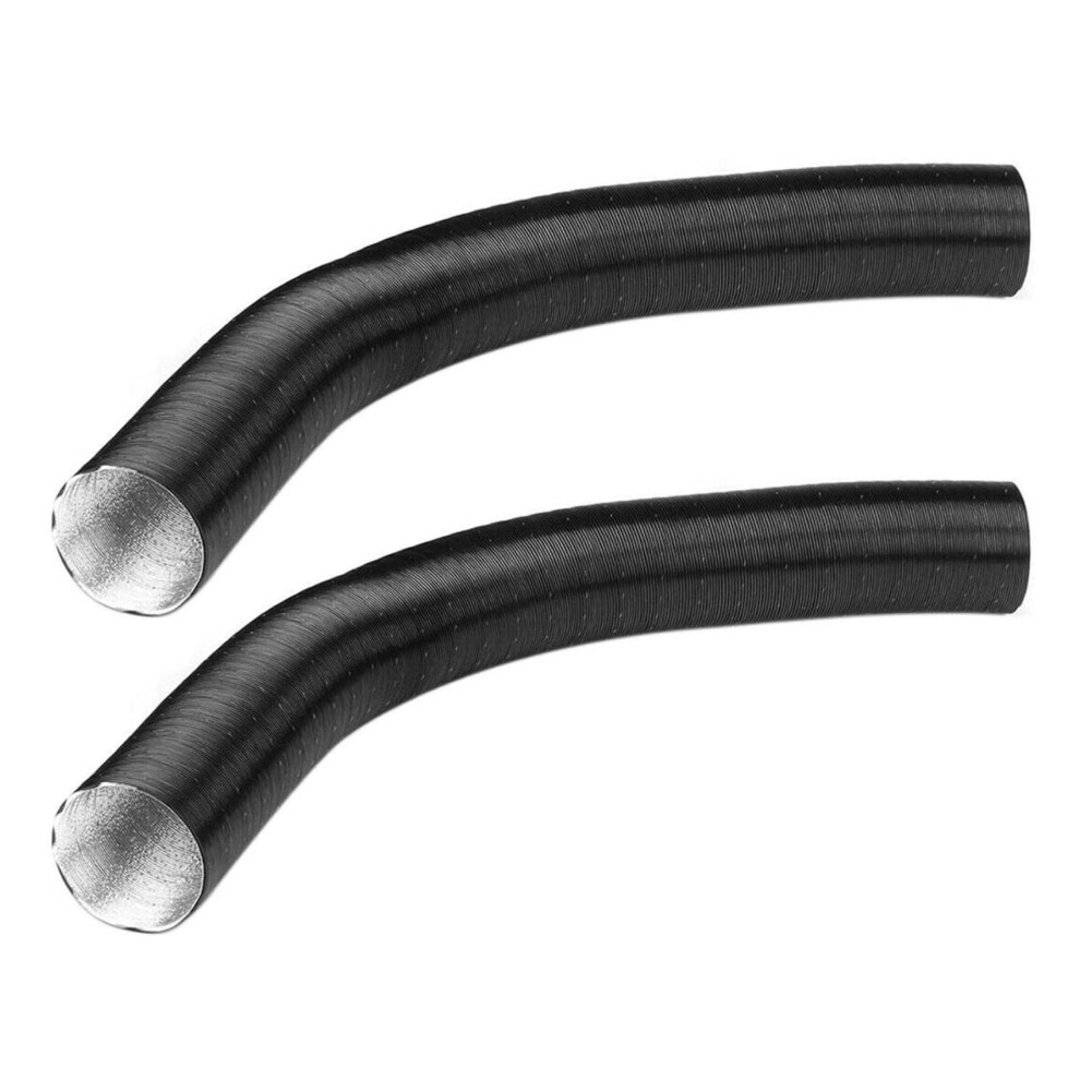 2Pcs 60 Mm Aluminum Foil Heater Hose Preheater Hose For 2000W Air Heater Outlet Car Air Duct Drain Hose 4852767813685