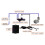 Car Exhaust Pipe System Valve Dampers Control Sets Vacuum Controller Device Remote Controller Switch Universal 63MM 6