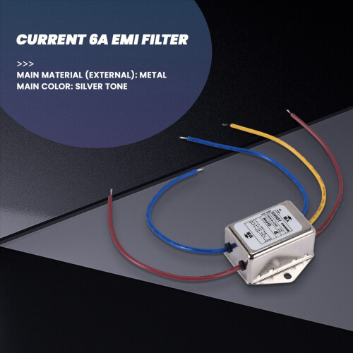AC 115 V / 250 V 6 A individual Phase noise filter 2