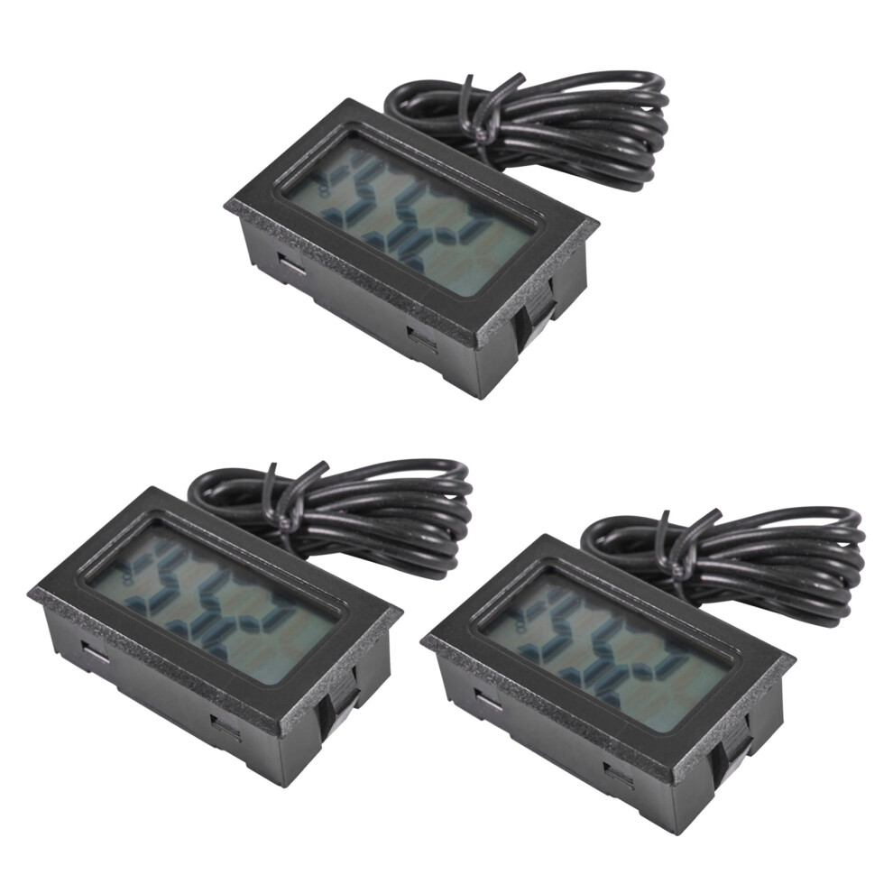 3X LCD Refrigerator Freezer Refrigerator Digital Thermometer Temperature -50 - 110 Celsius